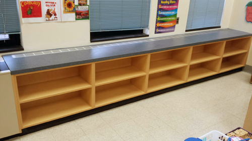 school laminate bookcases